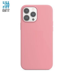 Riff silikonikotelo Apple iPhone 13 Pro Max Vaalea pinkki hinta ja tiedot | Puhelimen kuoret ja kotelot | hobbyhall.fi