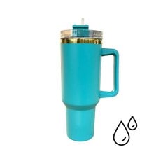 HydroCup termosmuki pillillä XL 1200ml, kultainen minttu hinta ja tiedot | Termoskannut ja termosmukit | hobbyhall.fi