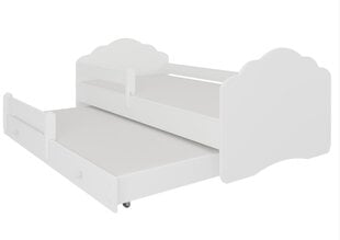 Lova ADRK Furniture Casimo II, 160x80 cm, valkoinen hinta ja tiedot | Lastensängyt | hobbyhall.fi