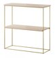 Hylly ADRK Furniture Toni, ruskea/kultainen hinta ja tiedot | Hyllyt | hobbyhall.fi