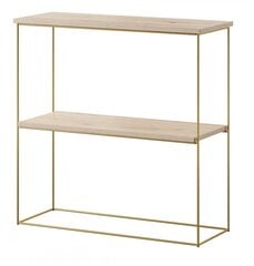 Hylly ADRK Furniture Toni, ruskea/kultainen hinta ja tiedot | Hyllyt | hobbyhall.fi