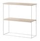 Hylly ADRK Furniture Toni, ruskea/valkoinen hinta ja tiedot | Hyllyt | hobbyhall.fi