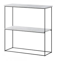 Hylly ADRK Furniture Toni, valkoinen/musta hinta ja tiedot | Hyllyt | hobbyhall.fi