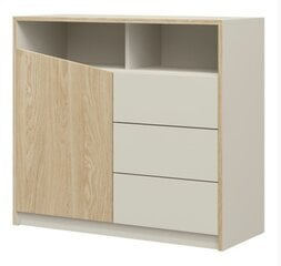 Lipasto ADRK Furniture Atson, ruskea/valkoinen hinta ja tiedot | Lipastot | hobbyhall.fi