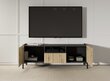 TV-taso ADRK Furniture Larista, ruskea/musta hinta ja tiedot | TV-tasot | hobbyhall.fi