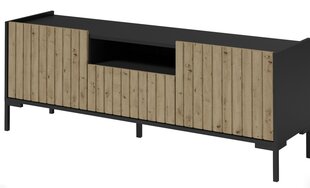 TV-taso ADRK Furniture Larista, ruskea/musta hinta ja tiedot | TV-tasot | hobbyhall.fi