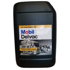 Mobil DELVAC XHP ESP 10W-40 20L hinta ja tiedot | Moottoriöljyt | hobbyhall.fi