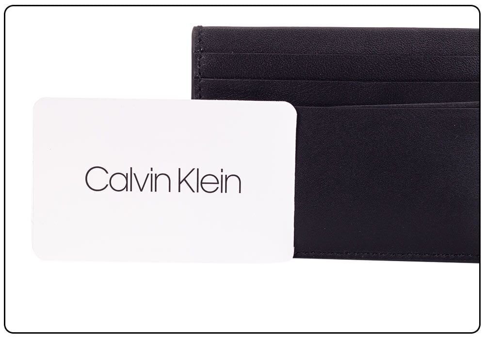 Miesten lompakko Calvin Klein SMOOTH CK CARDHOLDER, MUSTA K50K504298 001 35817 hinta ja tiedot | Miesten lompakot | hobbyhall.fi