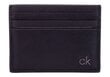 Miesten lompakko Calvin Klein SMOOTH CK CARDHOLDER, MUSTA K50K504298 001 35817 hinta ja tiedot | Miesten lompakot | hobbyhall.fi