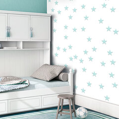 Valokuvatapetti - Stars - Aquamarine 50x1000 cm hinta ja tiedot | Valokuvatapetit | hobbyhall.fi