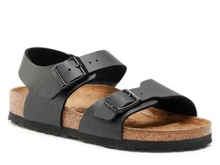 New york kids bf birkenstock black 0187603 hinta ja tiedot | Lasten tossut | hobbyhall.fi