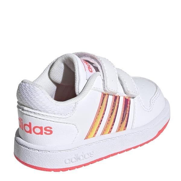 Hoops 2.0 cmf i adidas core white fw7614 hinta ja tiedot | Lasten urheilukengät | hobbyhall.fi