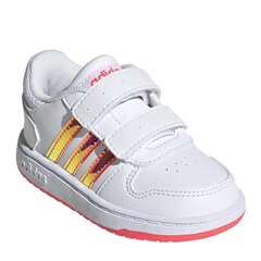 Hoops 2.0 cmf i adidas core white fw7614 hinta ja tiedot | Lasten urheilukengät | hobbyhall.fi