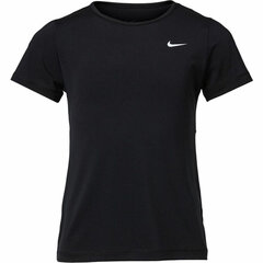 Nike Pro lyhythihainen T-paita musta 92% polyesteri 8% elastaani S6436566 hinta ja tiedot | Tyttöjen paidat | hobbyhall.fi