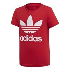 Trefoil tee adidas originals tyttö red ed7795 hinta ja tiedot | Tyttöjen paidat | hobbyhall.fi