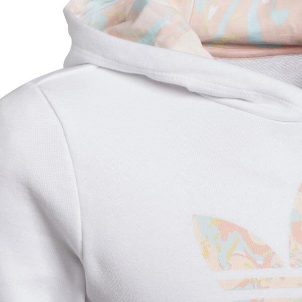 Huppari adidas originals tyttö white h22628 hinta ja tiedot | Tyttöjen neuleet, liivit ja jakut | hobbyhall.fi