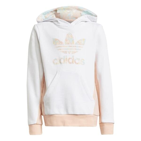 Huppari adidas originals tyttö white h22628 hinta ja tiedot | Tyttöjen neuleet, liivit ja jakut | hobbyhall.fi