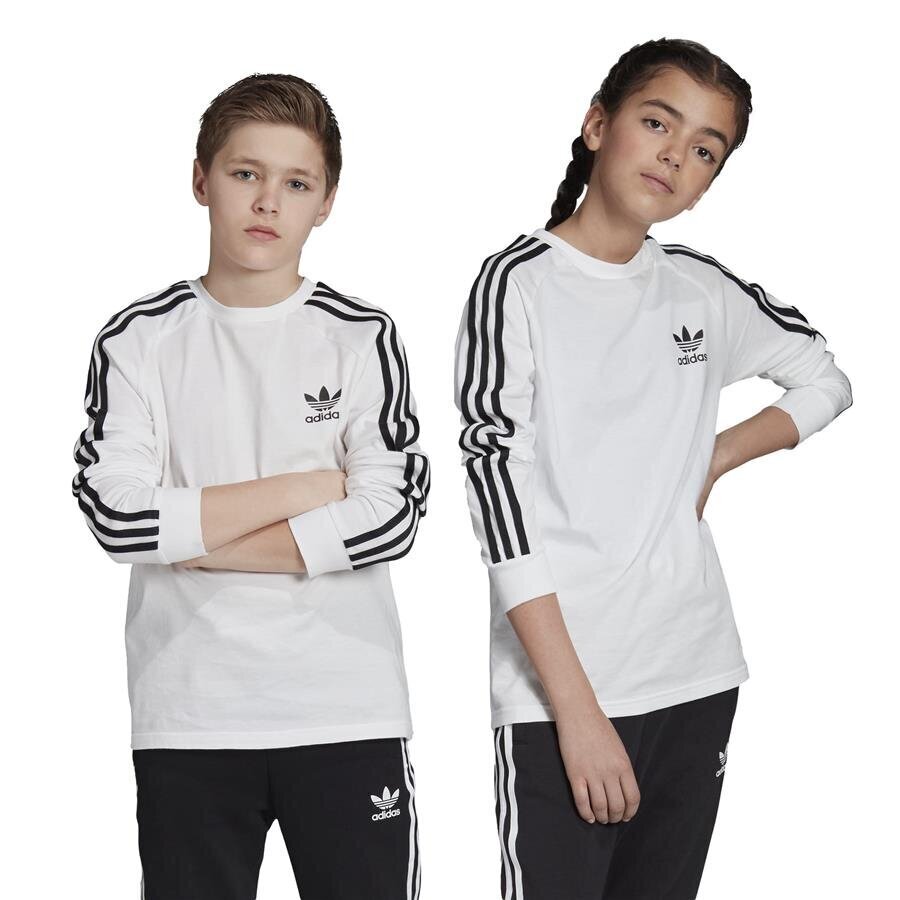 3stripes ls adidas originals tyttö white dw9298 hinta ja tiedot | Tyttöjen neuleet, liivit ja jakut | hobbyhall.fi