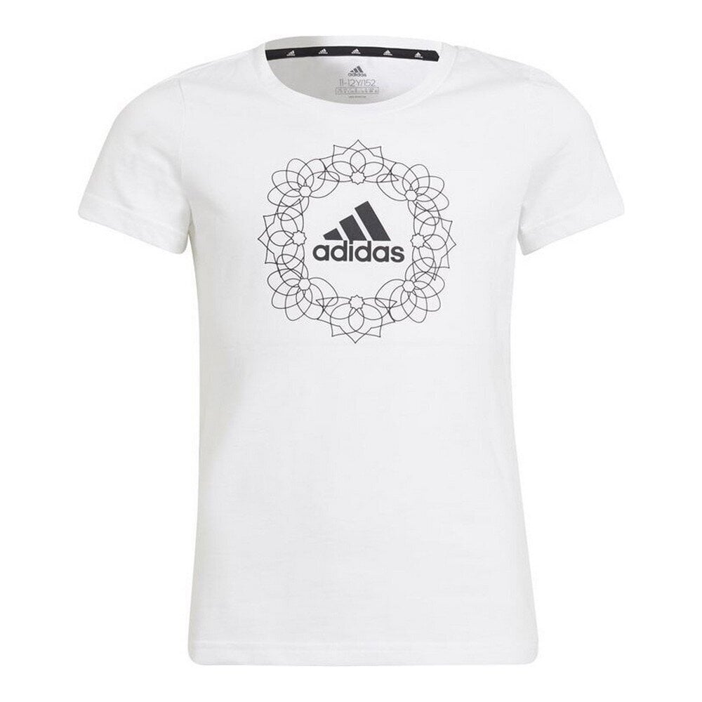 Lyhythihainen T-paita tytöille Adidas Graphic hinta ja tiedot | Tyttöjen paidat | hobbyhall.fi