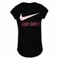 Nike t-paita tytöille Swoosh hinta ja tiedot | Tyttöjen paidat | hobbyhall.fi
