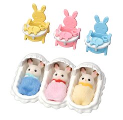 Sylvanian Families Triplet Layette -leikkisetti hinta ja tiedot | Pelien oheistuotteet | hobbyhall.fi