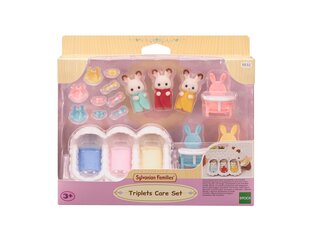 Sylvanian Families Triplet Layette -leikkisetti hinta ja tiedot | Pelien oheistuotteet | hobbyhall.fi