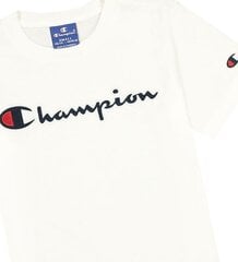 Crewneck t-paita champion rochester white 305770ww001 hinta ja tiedot | Poikien paidat | hobbyhall.fi