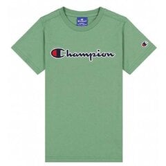 Crewneck t-paita champion rochester green 305954gs098 hinta ja tiedot | Poikien paidat | hobbyhall.fi