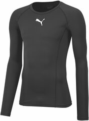 Puma T-paita Liga Baselayer Tee Black 655921 03 655921 03/152 hinta ja tiedot | Poikien paidat | hobbyhall.fi