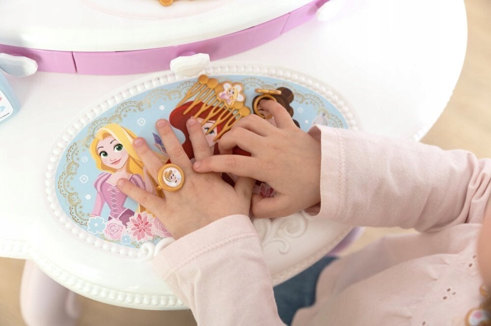 Disney Princess 2-in-1 -meikkipöytä hinta ja tiedot | Tyttöjen lelut | hobbyhall.fi