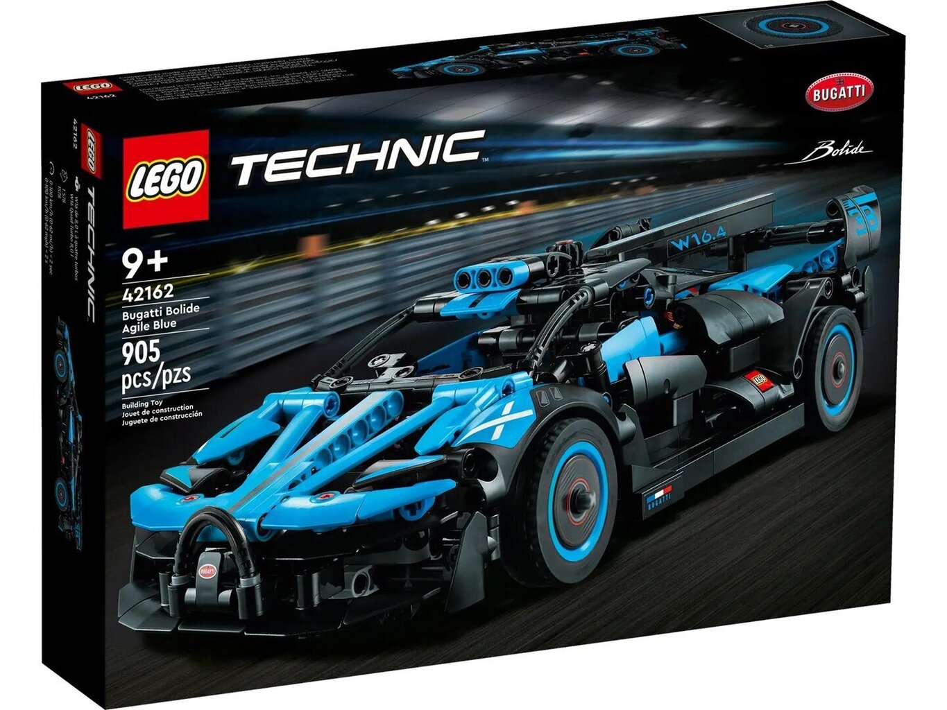 42162 LEGO® TECHNIC Bugatti Bolide Agile Blue hinta ja tiedot | LEGOT ja rakennuslelut | hobbyhall.fi