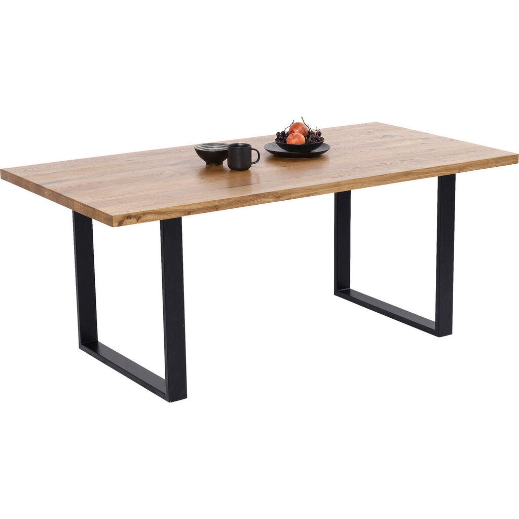 Pöytä Jackie Oak Black 180x90 hinta ja tiedot | Tietokonepöydät ja työpöydät | hobbyhall.fi