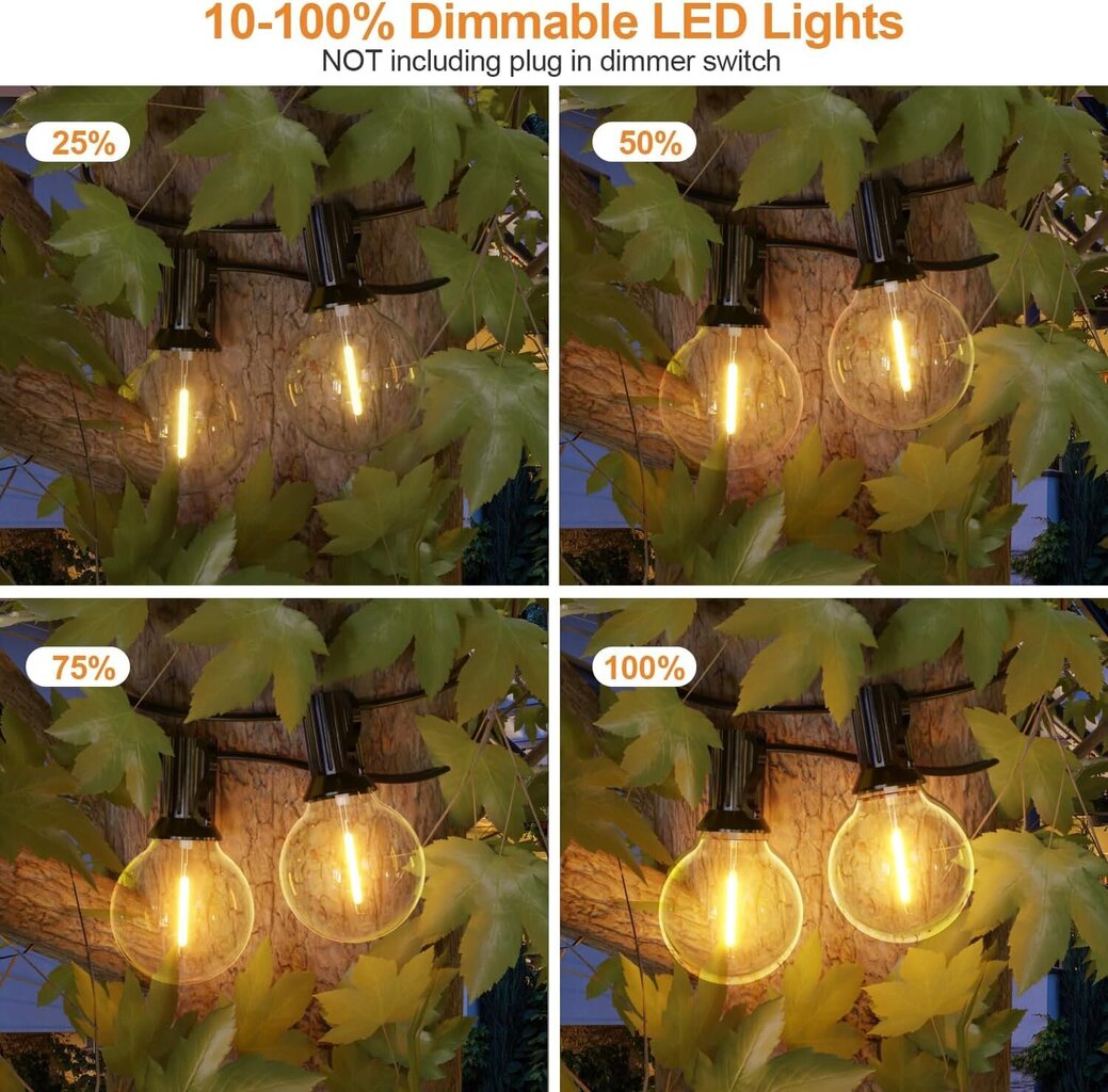 Ulkovalonauha 13,5 m, 30+2 LED-lamppua, IP44 hinta ja tiedot | Jouluvalot | hobbyhall.fi