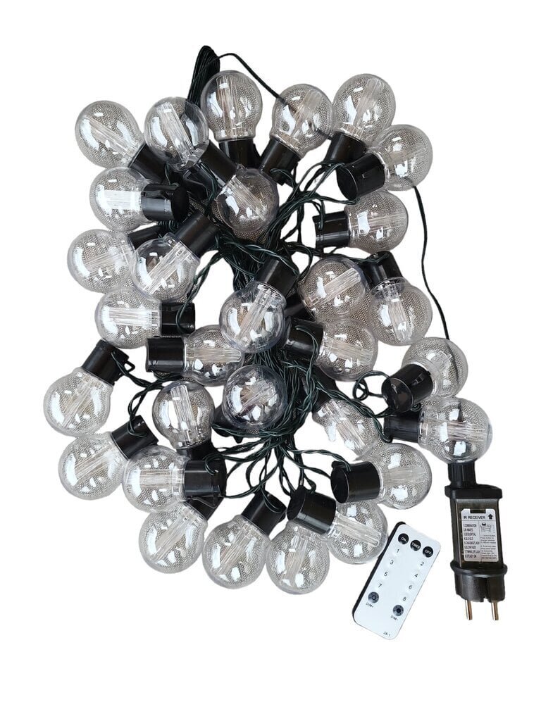 Ulkovalonauha 13,5 m, 30+2 LED-lamppua, IP44 hinta ja tiedot | Jouluvalot | hobbyhall.fi