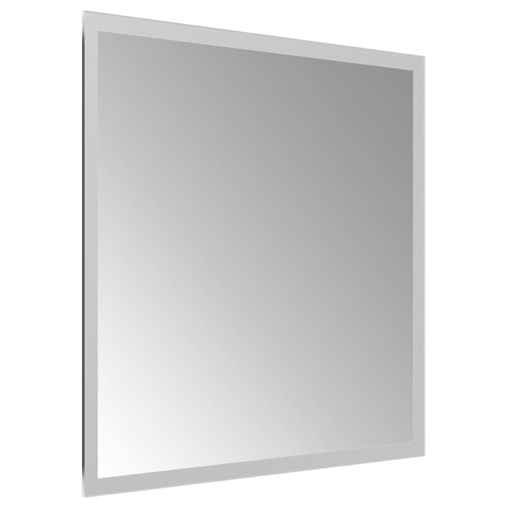 Kylpyhuoneen LED-peili, 40x40cm hinta ja tiedot | Peilit | hobbyhall.fi