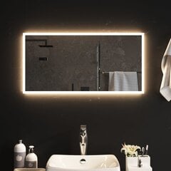 LED kylpyhuonepeili, 40x80cm hinta ja tiedot | Peilit | hobbyhall.fi