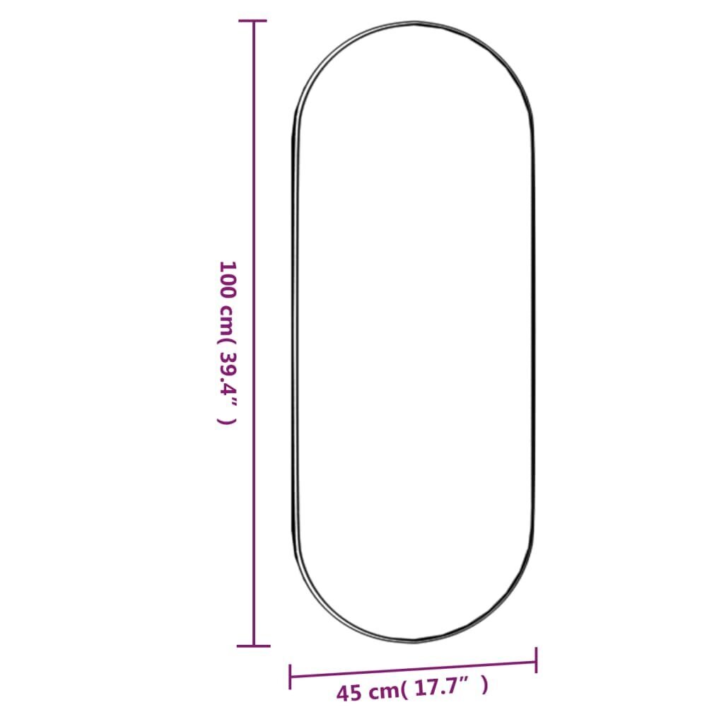 Seinäpeili vidaXL 45x100cm hinta ja tiedot | Peilit | hobbyhall.fi