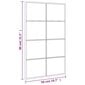 Peili vidaXL, 50x80 cm, musta hinta ja tiedot | Peilit | hobbyhall.fi