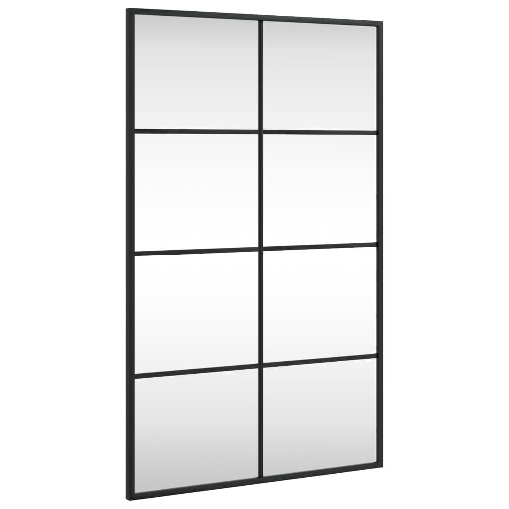 Peili vidaXL, 50x80 cm, musta hinta ja tiedot | Peilit | hobbyhall.fi