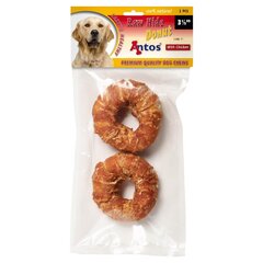 Antos makeiset Raw Hide and Chicken Donut 9cm 2kpl hinta ja tiedot | Koiran herkut | hobbyhall.fi