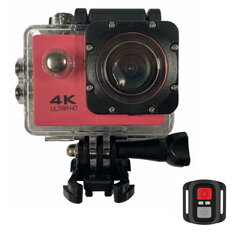 Riff SPK-1 Ultra HD 4K 16Mpix, roosa hinta ja tiedot | Action-kamerat | hobbyhall.fi