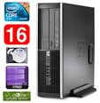 HP 8100 Elite SFF i5-650 16GB 1TB GT1030 2GB DVD WIN10Pro