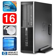 HP 8100 Elite SFF i5-650 16GB 250GB DVD WIN10 hinta ja tiedot | Pöytätietokoneet | hobbyhall.fi