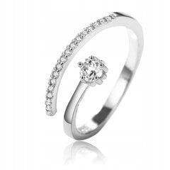 Hopea Ladies' REGULAR RING Universal CRYSTALS kihlasormus Sormus Z20 hinta ja tiedot | Sormukset | hobbyhall.fi