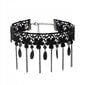 CHOKER Pitsi Kirjonta Musta Gothic PURSUIT CH08 CH08 hinta ja tiedot | Kaulakorut | hobbyhall.fi