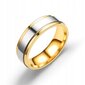 BRIDAL RING Teräsrengas 5mm 316L r.25 O24G-5-G-25 hinta ja tiedot | Sormukset | hobbyhall.fi