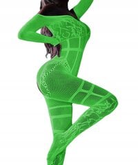 Bodystocking LIGHTING DARKNESS Mesh OPEN HOLE IN THE STROKE Jumpsuit EL257 hinta ja tiedot | Seksikkäät asut naisille | hobbyhall.fi