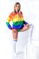 Polvisukat Sateenkaari LGBT-sukat WZ06-WHITE hinta ja tiedot | Naisten sukat | hobbyhall.fi