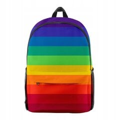 Sateenkaari reppu laukku LGBT PRIDE koululaukku XL RB05-LGBT-XL hinta ja tiedot | Naisten käsilaukut | hobbyhall.fi