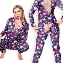 Pyjama, jossa on läppäpääntie HEART DECK 216 r.S 216_S hinta ja tiedot | Seksikkäät asut naisille | hobbyhall.fi